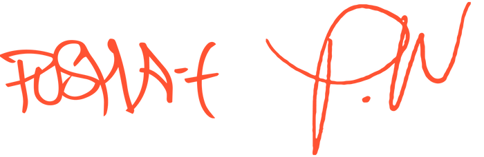 Pusha and Pharrell's signatures